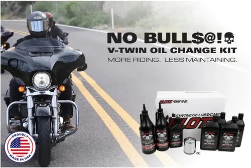 Miniatura 4 de Klotz Kit de cambio de aceite sintético 20W-40 de 6 cuartos de galón para motocicleta Indian™ Thunderstroke