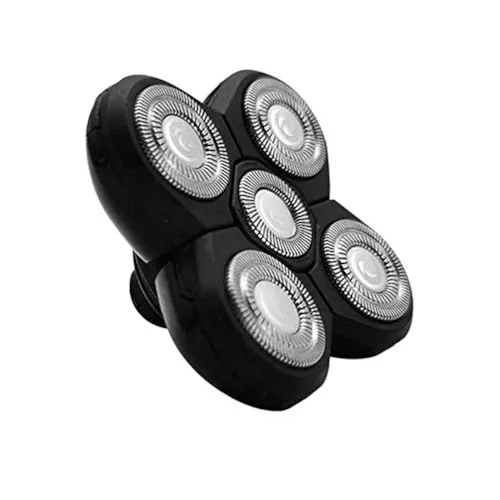 Cabezales de repuesto para afeitadora eléctrica para hombre, 5 cuchillas, para hombres calvos, cabezales de repuesto para hombres calvos, cuchillas
