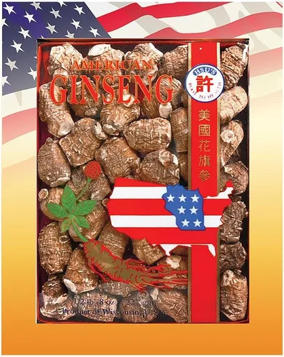 Miniatura 3 de Hsu's SKU 0168-XL8 - Raíces de ginseng americano extra grandes de perlas - Raíces de ginseng entero cultivadas 100% de Wisconsin de primera calidad