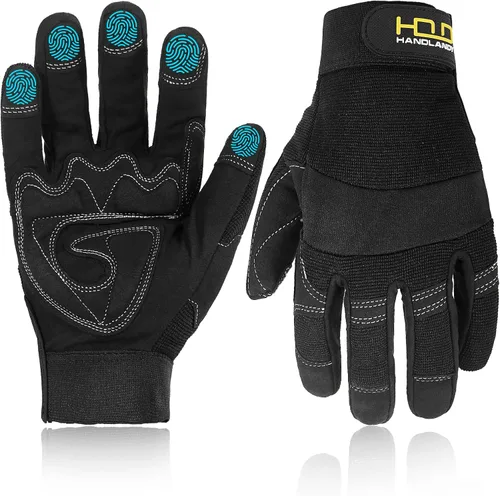 Miniatura 11 de HANDLANDY HLDD Work Gloves Women, Safety Work Gloves Touchscreen Working Glove for Mechanic, Gardening, Construction, DIY