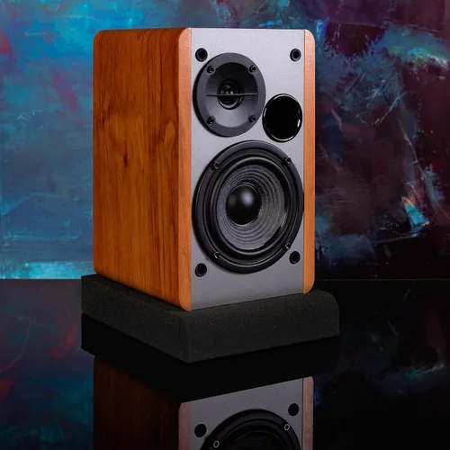Miniatura 8 de Sound Addicted - Almohadillas de aislamiento para monitor de estudio para altavoces pequeños de 3-4.5 pulgadas, par de 2 soportes acústicos