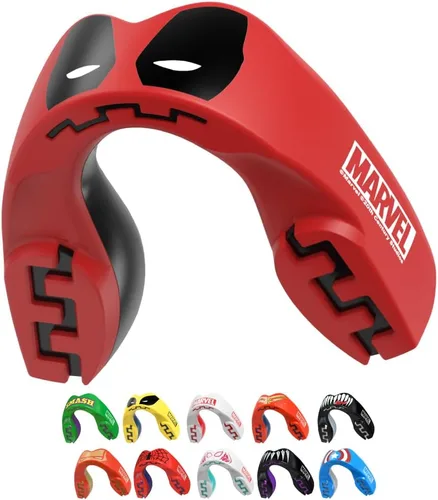 Miniatura 10 de Marvel Sport Mouth Guard, Dual Layer Mouthguard for Adults & Youth with Case (Beast, Junior (up to 11 Years))