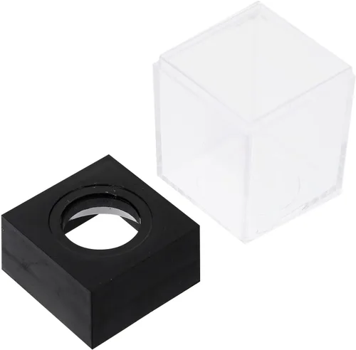 VILLCASE Dispensador magnético de 2 piezas, dispensador de clip de plástico transparente, organizador de almacenamiento para escritorio, escuela,