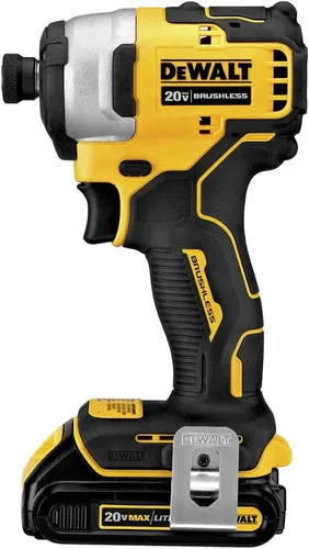 Miniatura 3 de DEWALT ATOMIC 20V MAX* Destornillador de impacto, inalámbrico, kit compacto, 2 baterías, 1/4 pulgadas (DCF809C2)