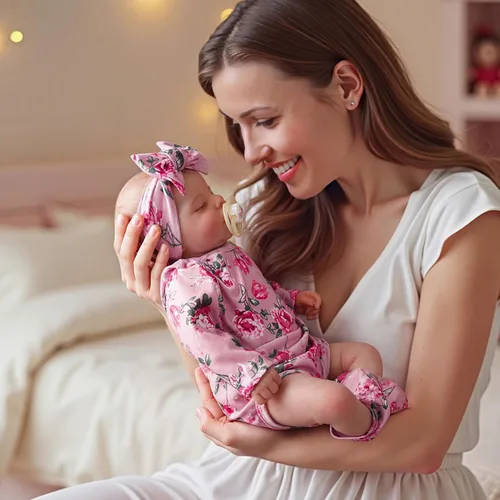 Miniatura 2 de BABESIDE Muñecas Reborn de bebés recién nacidos realistas - Muñecas de bebés niñas recién nacidas que duermen, cuerpo suave, de la vida real