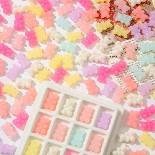 Miniatura 8 de 200 cuentas acrílicas coloridas de color Ab con agujero interior recto transparente para joyería de bricolaje, pulsera, collar, cadena de teléfono