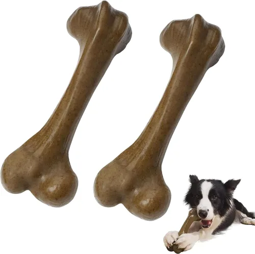 Juguetes agresivos para masticar para perros, huesos de nailon, indestructibles, duraderos, juguetes de dentición para perros medianos y grandes,