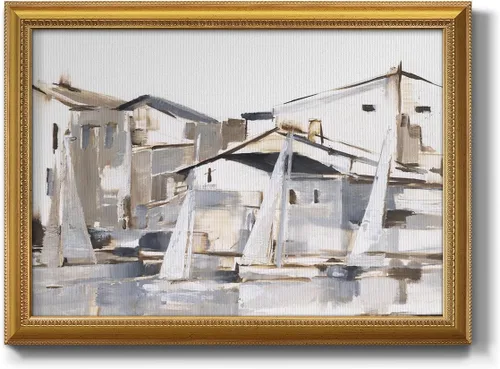 Miniatura 16 de Arte de pared de mapa de Estados Unidos azul sobre líneas blancas y rojas, pintura de fondo, arte abstracto moderno, decoración del hogar, lienzo
