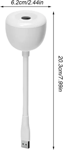 Miniatura 7 de Proyector de luz nocturna de luna, lámpara de proyector USB con 3 modos LED ambientales, control remoto, luz nocturna, dormitorio, sala de estar