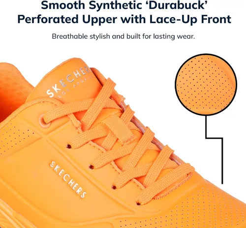 Miniatura 5 de Skechers Uno - Night Shades Zapatos deportivos para mujer, tenis con espuma viscoelástica refrescante, entresuela Skech-Air y empeine de Durabuck