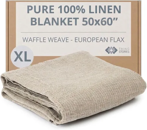 Miniatura 18 de Pure Linen - Juego de 2 toallas de baño pequeñas de 20 x 40 pulgadas de secado rápido para pieles sensibles, toallas finas para baño, toalla ligera