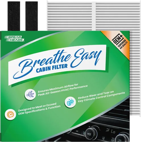 Miniatura 26 de Spearhead OEM+ Filtro de aire de cabina Particulate Breathe Easy Compatible con 2015-17 Chrysler 200, 2014-18 Cherokee como OEM Proporciona