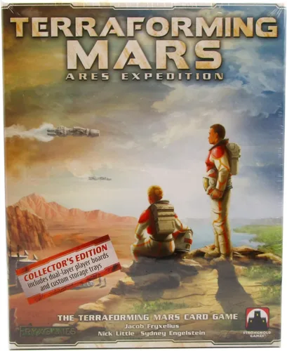 Miniatura 2 de Stronghold Games Terraforming Mars Ares Expedition - Juego de cartas Edición coleccionista, 1 a 4 jugadores, naranja