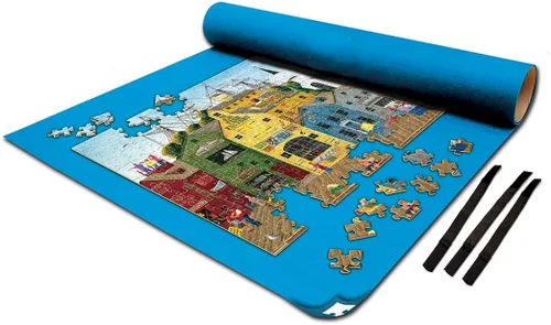 Miniatura 5 de MasterPieces Accesorios - Tapete enrollable y caja de almacenamiento para rompecabezas de 42 x 24 pulgadas, se adapta a 1500 piezas