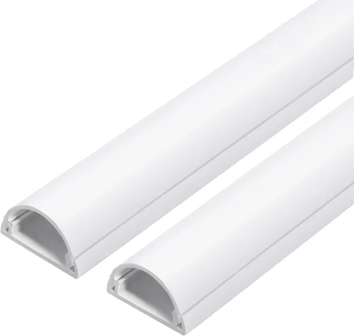Miniatura 19 de ZhiYo Ocultador de cable de 39 pulgadas (3 piezas de 13 pulgadas de largo cada una), para 1-2 cables, cubiertas de cable autoadhesivas para cables