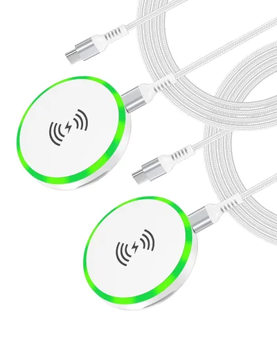 Miniatura 10 de Cargador inalámbrico Samsung MagSafe de 15 W, almohadilla de carga rápida para Samsung Galaxy S25 Ultra S24, cargador magnético, soporte de dedo