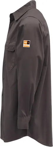 Miniatura 3 de KONRECO FR Camisas de botones para hombre con resistencia al fuego HRC2 Camisas de soldadura para hombre