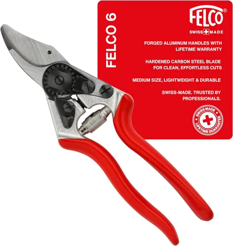 Miniatura 12 de Felco Tijeras de podar F5 – Cortadoras de jardín grandes de acero de 8.9 pulgadas fabricadas en Suiza, podadoras de mano para jardín y paisaje
