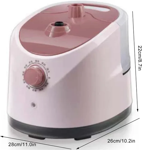 Miniatura 2 de Vaporizador para ropa de pie, 2000 W de tamaño completo potente vaporizador de ropa, tanque de agua de 1.8L para vaporizar arrugas, vaporizador