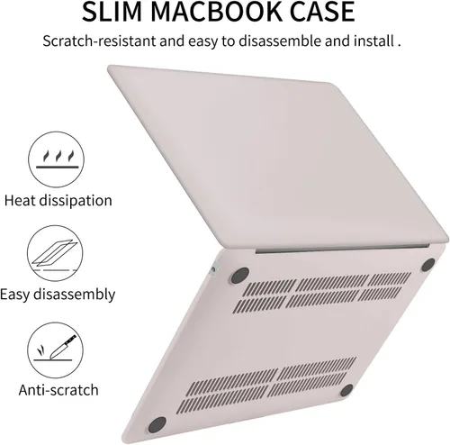 Miniatura 4 de Seorsok Compatible con MacBook Air de 13 pulgadas Case 2022 2021 2020 2019 2018 versión A1932 A2179 M1 A2337 Touch ID, carcasa rígida de plástico