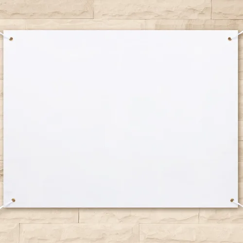 Miniatura 10 de Zonon Pancartas Grandes en Blanco y Letreros de Poliéster Oxford de Sublimación con Cuerda Colgante para Decorar Paredes Interiores y Exteriores