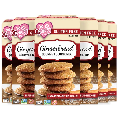 Miniatura 9 de XO Baking Co. Mezcla de galletas gourmet con chispas de chocolate sin gluten; sin OGM, Kosher; sin arroz; sin lácteos; sin maní; sin conservantes