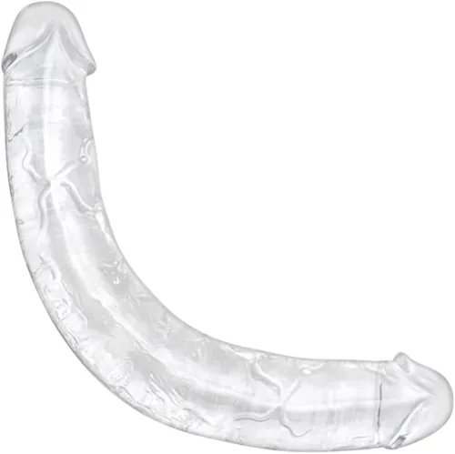 Miniatura 8 de Consoladores grandes y gruesos de doble extremo de 18 x 1.6 pulgadas para mujeres, consolador realista para simulación de vagina anal, súper largo