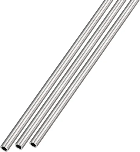 METALLIXITY Tubo de acero inoxidable 304 (0.079 in de diámetro exterior x 0.012 in de pared T x 9.843 in de largo), 3 piezas, tubo recto - para