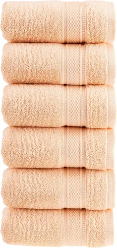 Miniatura 52 de HALLEY Juego de toallas de algodón turco con 2 toallas de baño, 2 toallas de mano y 2 toallas pequeñas, calidad de hotel y spa, toallas suaves