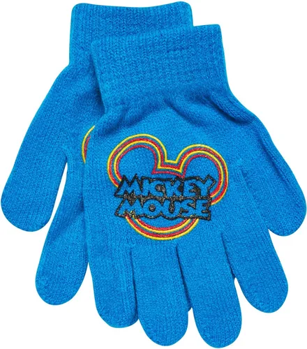 Miniatura 6 de Disney Conjunto de sombrero de invierno de Mickey Mouse y 2 pares de guantes o guantes edad 2-7