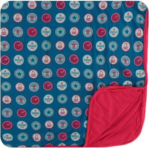 Miniatura 18 de KicKee Pants Manta estampada para niños pequeños, casas de Amazon, talla única