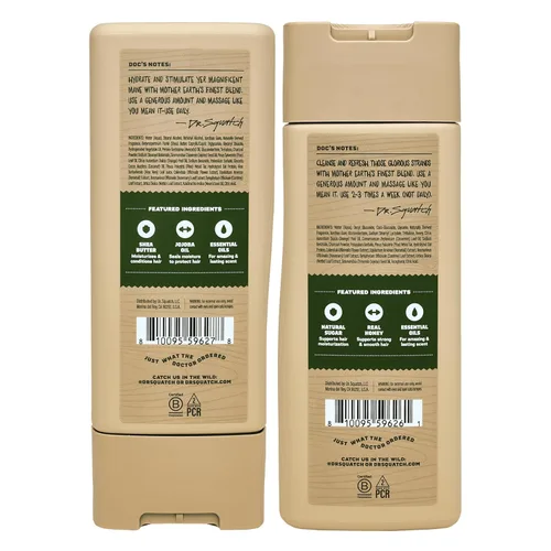 Miniatura 3 de Dr. Squatch Paquete de Cabello Natural para Hombres - Cabello Saludable y de Aspecto Abundante - Champú de Alquitrán de Pino (8 fl oz)