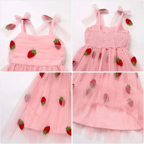 Miniatura 112 de IMEKIS Vestido de princesa de cumpleaños para niña pequeña, confeti brillante, bohemio, arco iris, pastel, sesión de fotos, traje para 1-6T