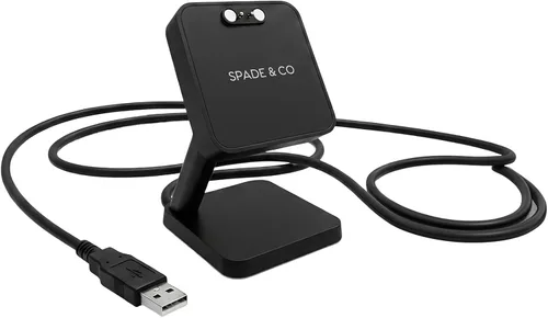 Miniatura 7 de Spade & Co Paquete de 4 relojes inteligentes de salud con base de carga, monitor de frecuencia cardíaca, sueño y SpO2, podómetro, batería de más