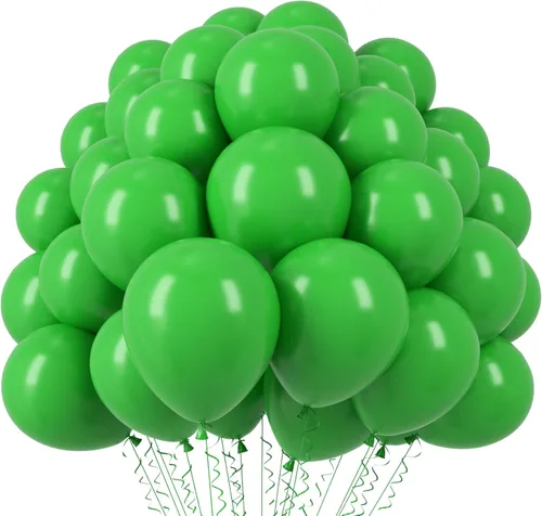Miniatura 207 de Voircoloria - Globos azul bebé claro, paquete de 66 globos de 12 pulgadas de látex para fiestas para niños y niñas, para cumpleaños, baby shower, 16