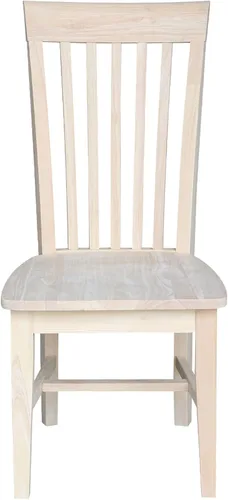 Miniatura 9 de Juego de 2 sillas altas de comedor Mission color madera de parawood, mejora tu experiencia gastronómica, mancha o pintura en cualquier