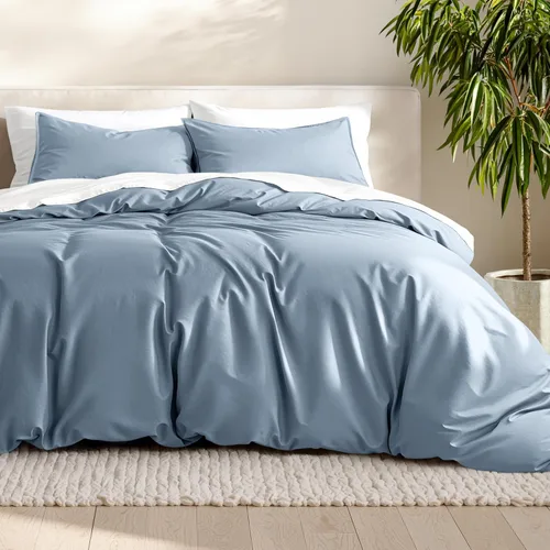 Miniatura 39 de Bare Home - Funda de edredón de ropa de cama extra larga - Colección premium de 1800 hilos súper suave - Funda de edredón ligera y fresca - Ropa
