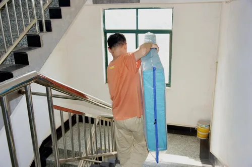 Miniatura 6 de 1 bolsa de almacenamiento para colchón de cuna con cremallera, bolsa de colchón impermeable de plástico de 3 mil para mudanza