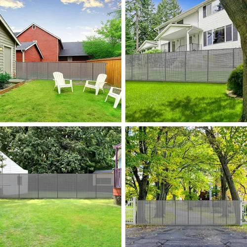 Miniatura 3 de Puertas retráctiles extra anchas de 250 pulgadas, puerta grande reforzada para bebés de 21 pies, puertas retráctiles para mascotas para amplias Gris