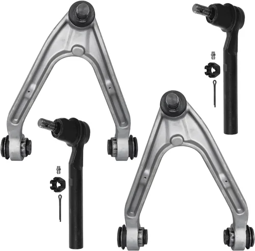 Miniatura 135 de Detroit Axle - Brazos de control superiores traseros para Chrysler 300 Dodge Challenger Charger Magnum, reemplazo del conjunto de brazos de control