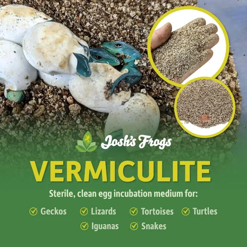 Miniatura 2 de Josh's Frogs Vermiculita para incubar huevos de reptiles, grillos de vivienda y semillas iniciales (10 cuartos de galón)