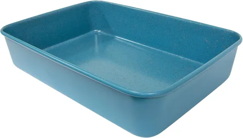 Miniatura 2 de casaWare Serie Ultimate de 15 x 10 x 3 pulgadas Peso Comercial con Revestimiento Cerámico Antiadherente Bandeja para Lasaña/Asado (Granito Azul)