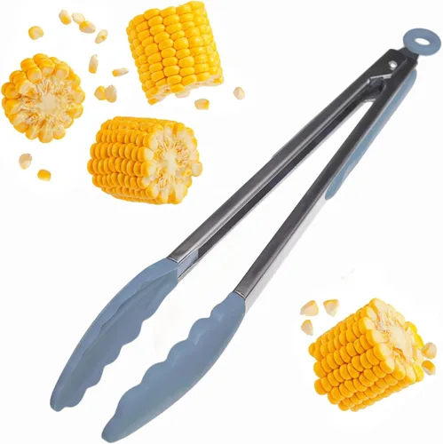 Miniatura 18 de Starpack 'Get a Grip' Pinzas de cocina de silicona para cocinar (2 piezas) – Pinzas para barbacoa resistentes al calor hasta 600 °F – Utensilios