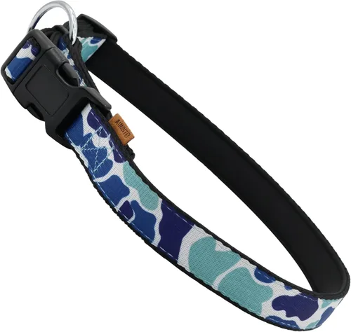 Miniatura 34 de Collar de perro, bonito patrón floral, collar suave y ajustable con hebilla de liberación rápida (S (cuello 11-18 pulgadas, ancho 5/8 pulgadas)