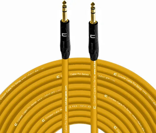 Miniatura 34 de Cable TRS de 1/4 pulgadas, 1/4 pulgadas TRS a 1/4 pulgadas (6.35mm) estéreo balanceado, de conector macho a conector macho para altavoces
