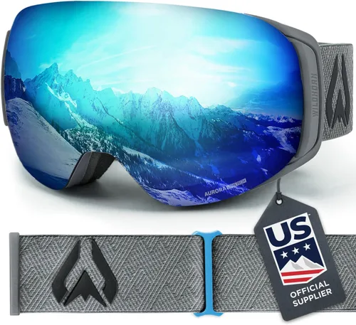 Miniatura 11 de Wildhorn Roca - Gafas de esquí para hombres y mujeres con protección antiempañamiento/arañazos 100% UV - Lente magnética - Gafas de nieve