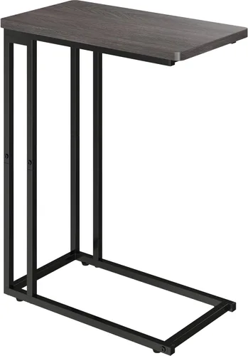 Yusong - Mesa auxiliar en forma de C - Se desliza debajo del sofá, cama, mesa pequeña para espacios pequeños, delgada sobre la cama, mesa para café
