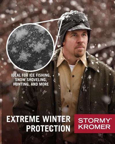 Miniatura 12 de Stormy Kromer Rancher Cap - Gorro de lana Thinsulate de invierno con orejeras de forro polar