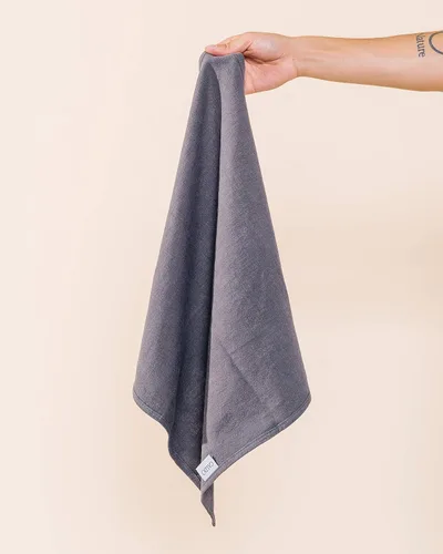 Miniatura 3 de Caldo Servilletas de lino – Rústicas – Tela suave y duradera – Lavable y reutilizable – Paquete de 4 – 20 x 20 pulgadas (pizarra)