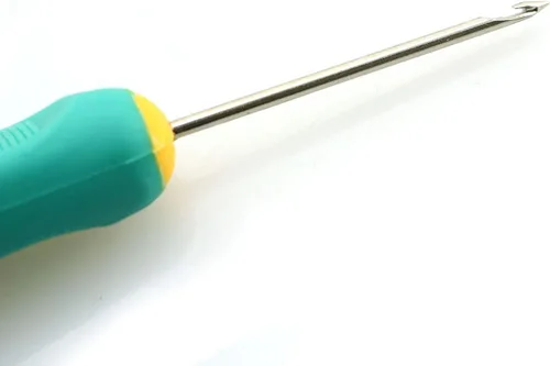 Miniatura 4 de RLECS Kit de 3 puntas de acero para reparación de zapatos de cuero, herramienta de zapatero de costura, manualidades, recta, curvada y aguja, aguja